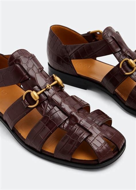 gucci golf shoes mens|gucci horsebit sandals for men.